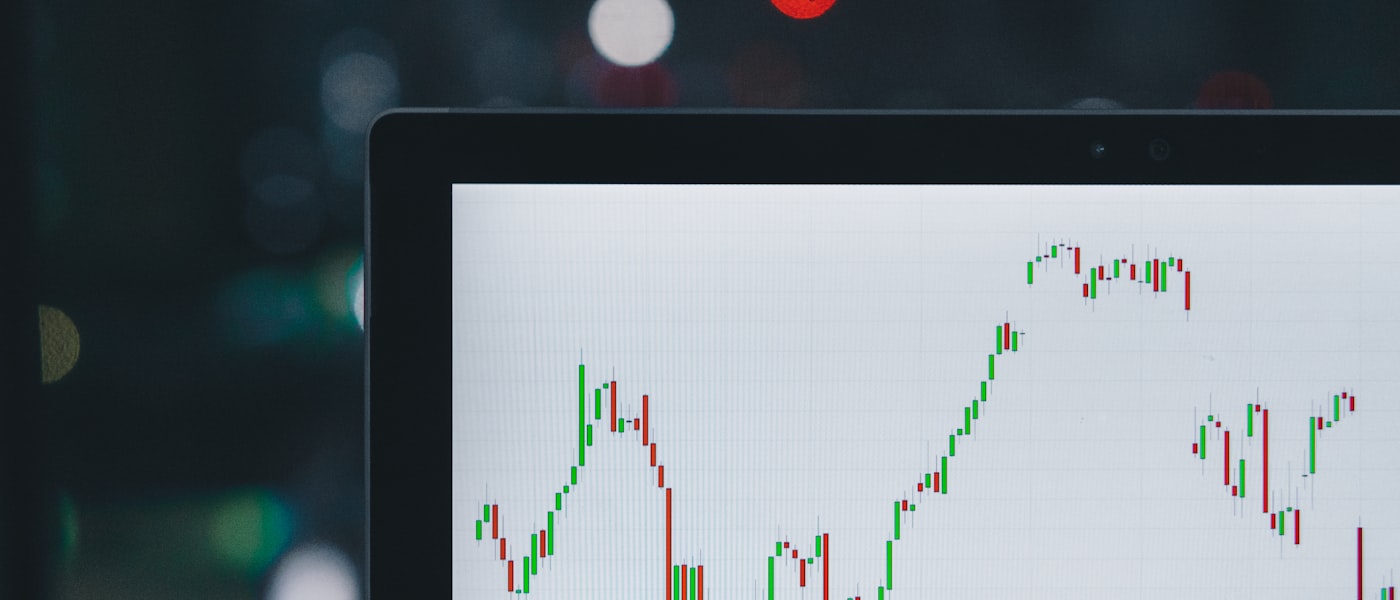 Chart showing relative volatility across market sectors with highlighted stable performers